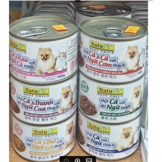 Pate chó mèo Natufit 160g