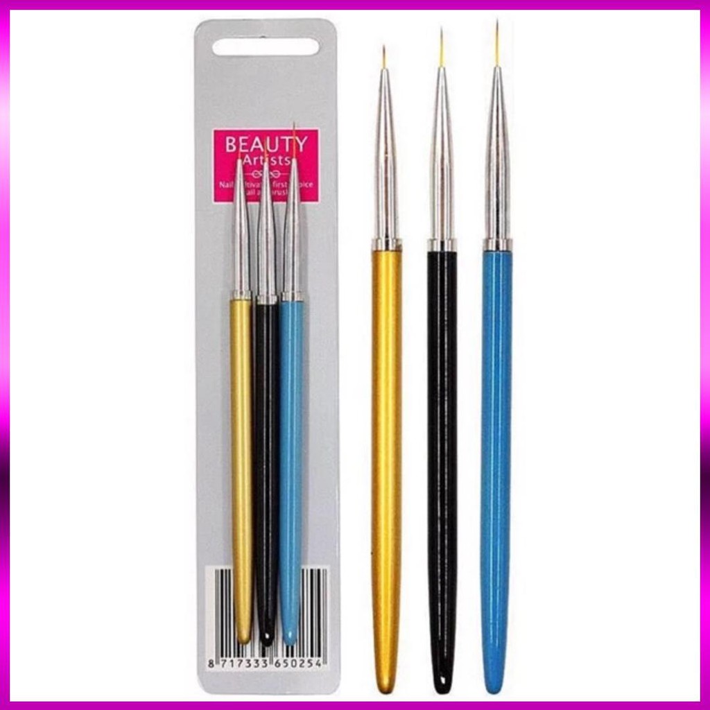 Bút cọ nét vẽ bộ 3 cây