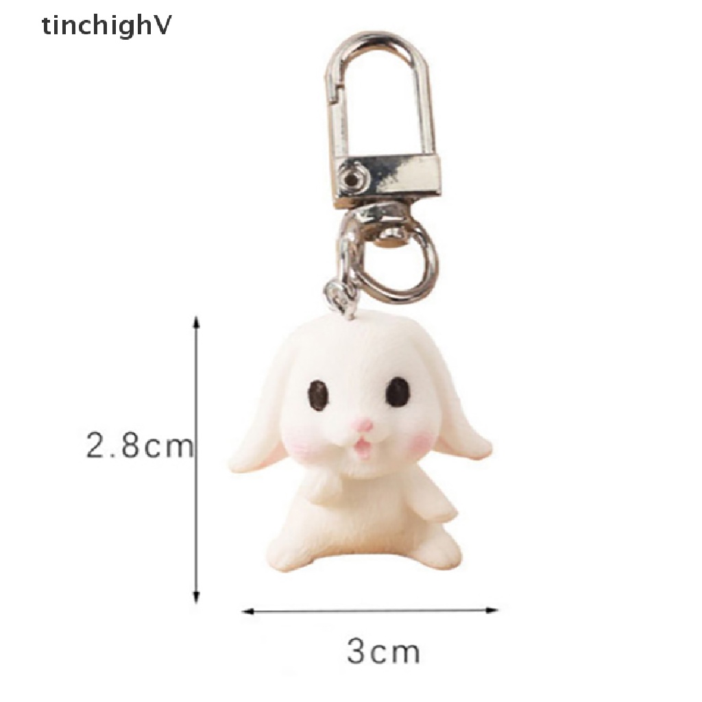 Móc Khóa Hình Thỏ Hoạt Hình Dễ Thương