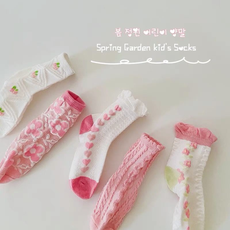 Vớ Phối Lưới Mỏng Thoáng Khí Thời Trang Mùa Hè Dành Cho Bé Gái 2022 #5