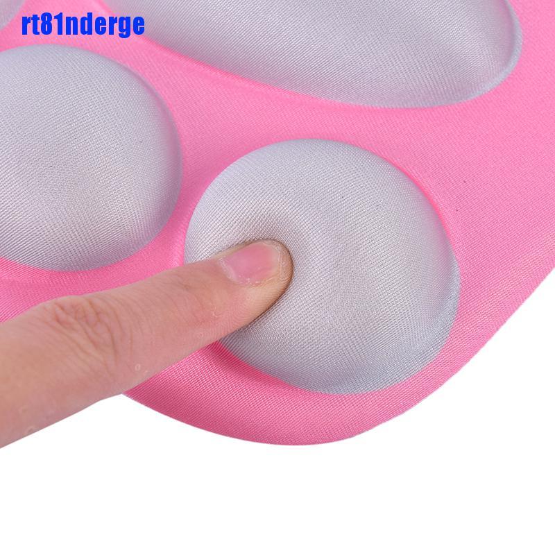 Tấm silicone mềm lót chuột có đệm gác tay hình bàn chân mèo xinh xắn tiện dụng