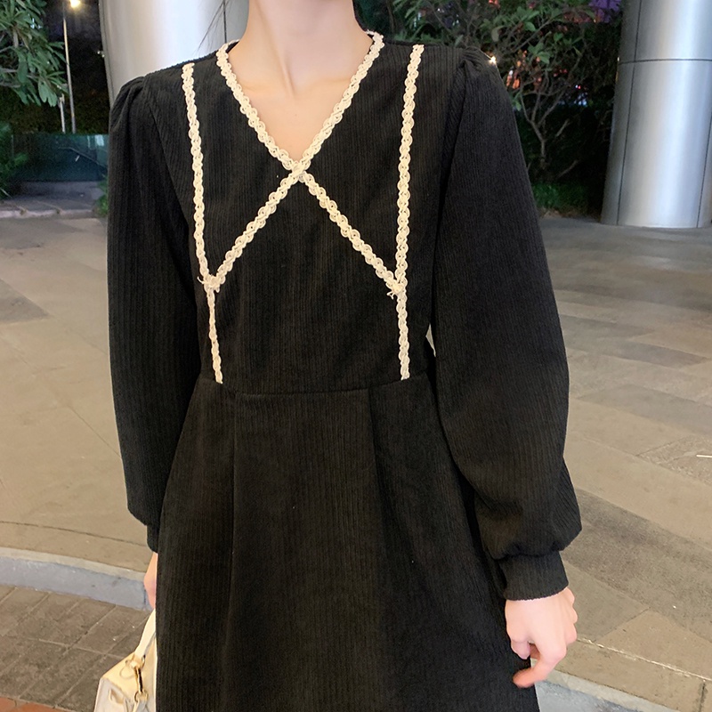 Đầm nhung Perty thời trang vintage thanh lịch dành cho nữ