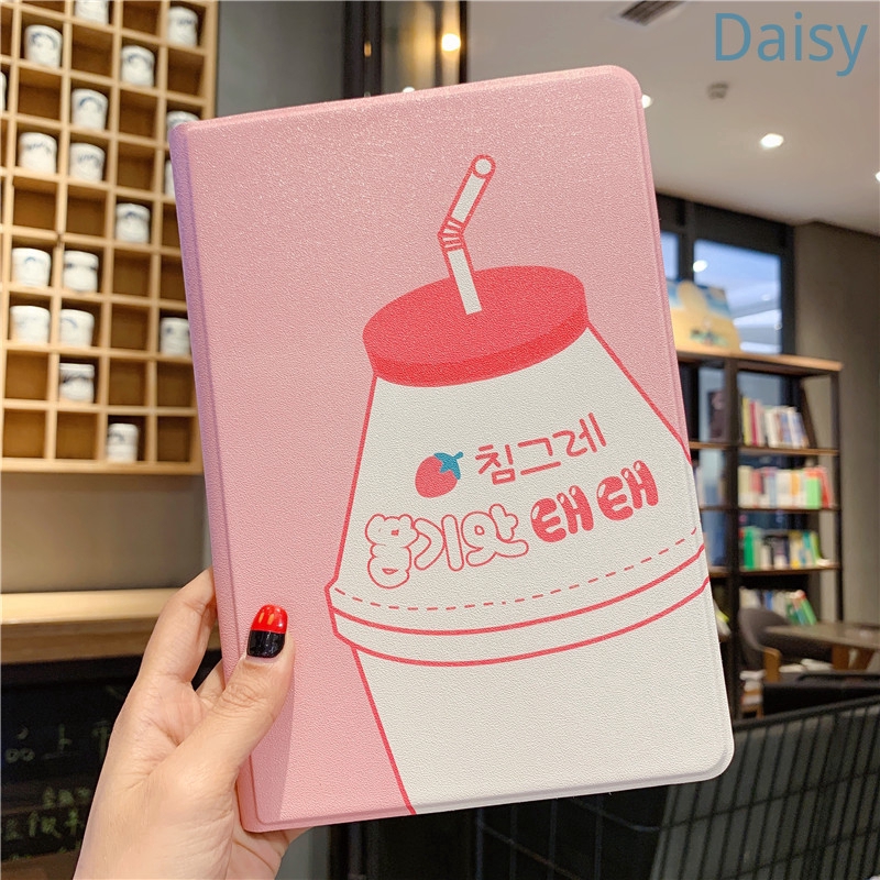Bao da máy tính bảng hình sữa dâu tây/sữa chuối bảo vệ chống rơi cho 2018 IPAD 9.7 INCH AIR1 / 2 MINI1 / 2/3/4/5 | BigBuy360 - bigbuy360.vn