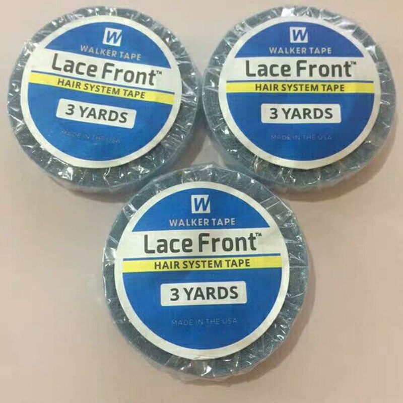 Cuộn Băng Keo Hai Mặt 1 Cuộn 3 Yards Màu Xanh Dương Chống Nước Dùng Nối Tóc / Tóc Giả / Tóc Toupee