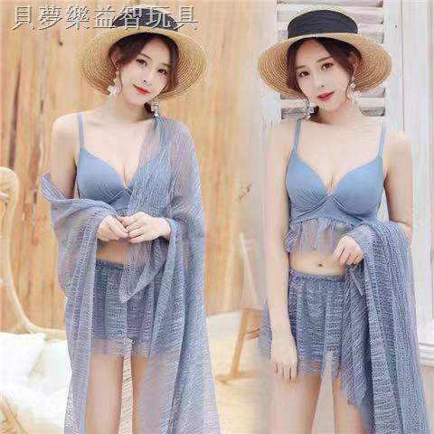 Bộ Đồ Bơi Ba Mảnh Dáng Ôm Thời Trang Hàn Quốc Quyến Rũ Cao Cấp Cho Nữ | BigBuy360 - bigbuy360.vn