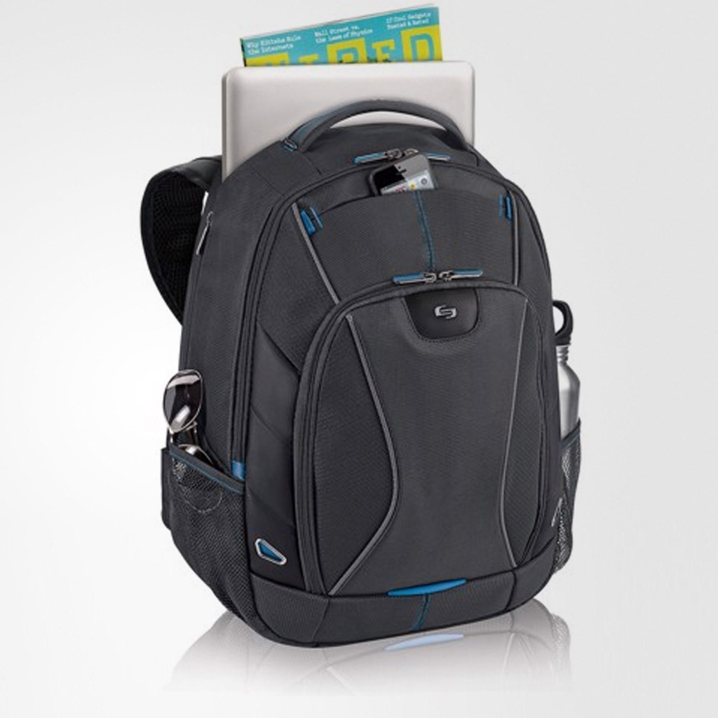 Balo thời trang, balo laptop Solo Active 17.3&quot; màu Đen (TCC703) thiết kế trẻ trung BALOCENTER