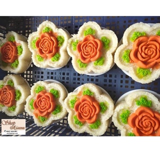 Khuôn xôi bông mai hình hoa hồng nổi 14cm