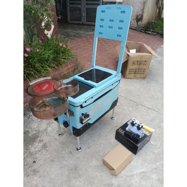 Thùng câu đài nội địa trung Mã Vi Bối, 36l xanh ngọc