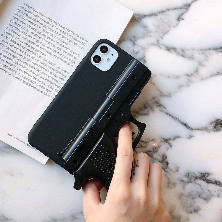 Hộp đựng điện thoại di động loại súng lục đồ chơi vui nhộn trí thun ngắn tay | BigBuy360 - bigbuy360.vn