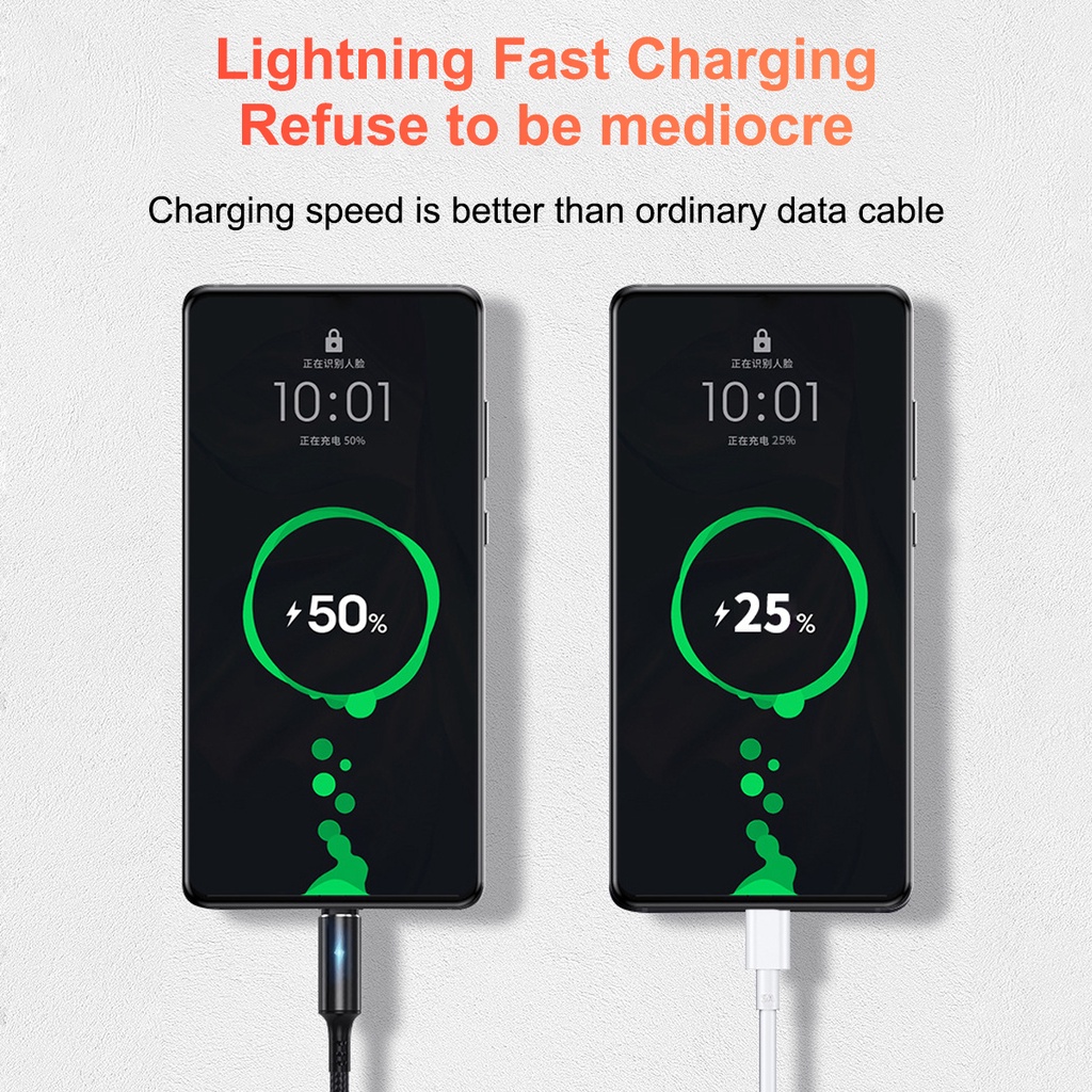 Dây cáp sạc GUUGEI USB Type C 25cm 2.4A chuyên dụng cho Huawei Android chất lượng cao
