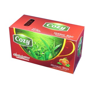 Trà cozy túi lọc vị đào / quế / bạc hà