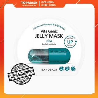Mặt nạ Giảm Mụn Banobagi Vita Genic Jelly Mask Cica Xanh dương 30ml ( 1 miếng)