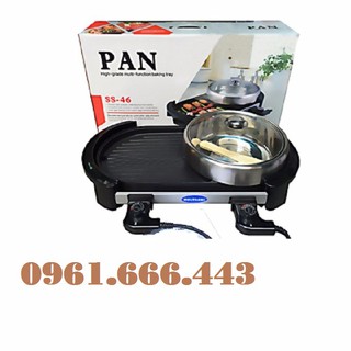 Bếp nướng lẩu kèm nồi holtashi pan ss46