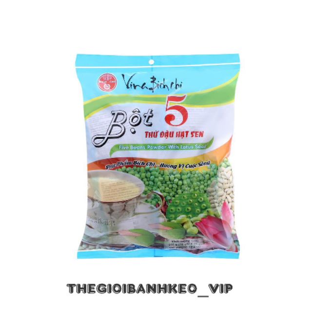 Bột 5 thứ đậu hạt sen BC 350gr ( 10 gói x 35g)