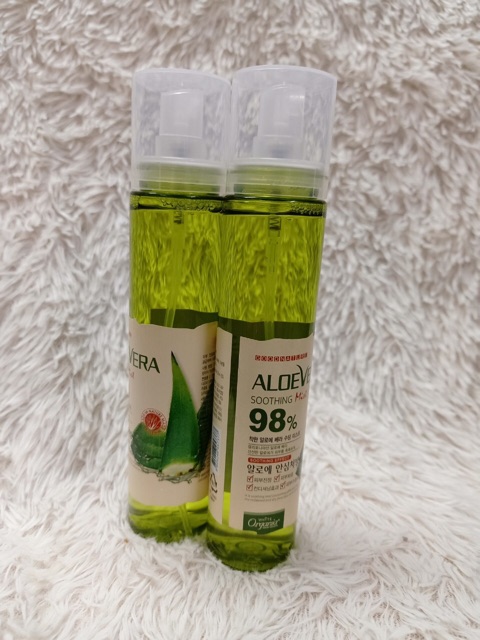 Xịt khoáng lô hội Aloe Vera Dabo 99% 100ml - Hàn Quốc