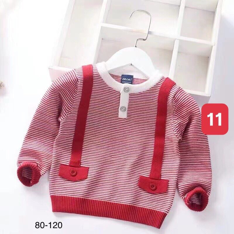 Áo len bé trai từ 3 đến 15kg. kéo sang phải để xem thêm mẫu