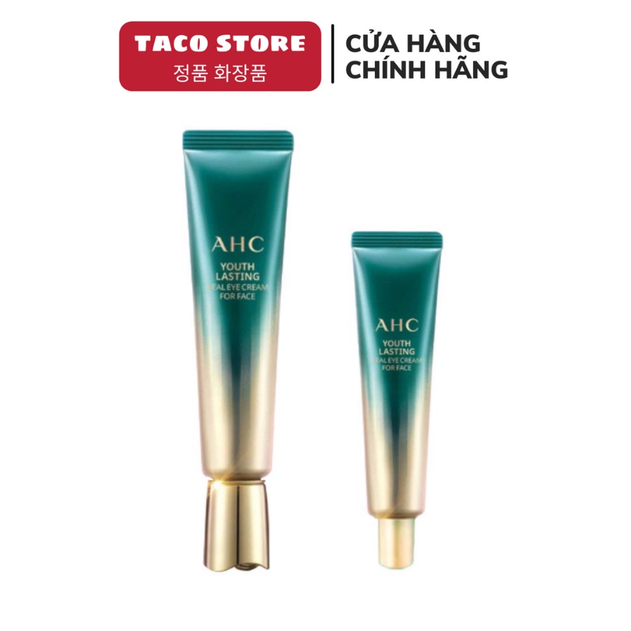 Kem Mắt AHC Ageless Real Eye Cream For Face 12ml &amp;30ml Hàn Quốc