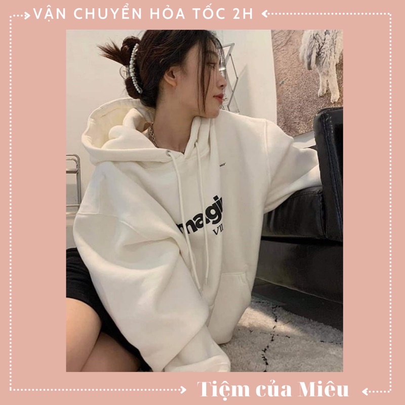 Áo hoodie nỉ Inmagine Trắng | BigBuy360 - bigbuy360.vn