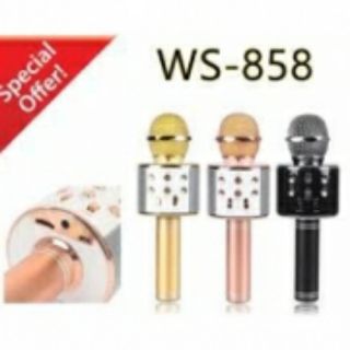 Mic karaoke ws 858 kèm loa