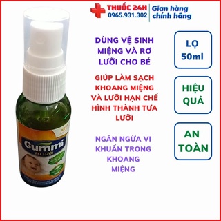 ✅✅ Xịt rơ lưỡi thảo dược Gummi 40ml