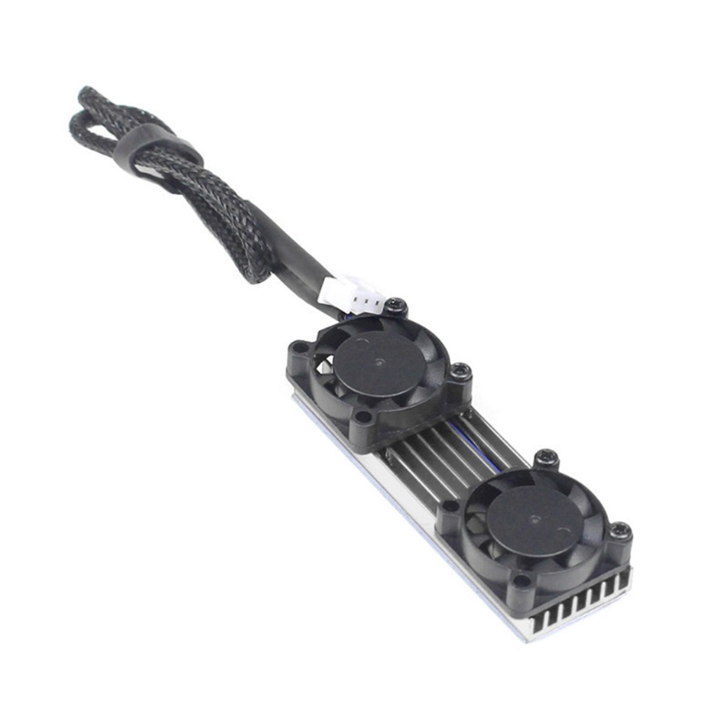 Bộ Quạt Tản Nhiệt M.2 NVMe 2280 PCI-E SSD Kèm 2 Quạt Tản Nhiệt