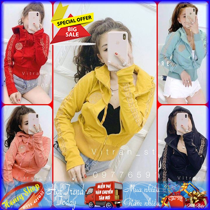 ÁO KHOÁC NỮ Da Cá Lửng (M220 - Thêu Nổi VerSec)