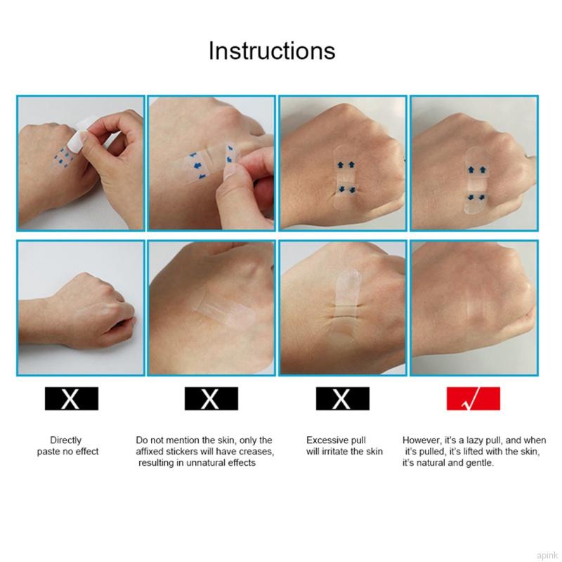 Set 100 Miếng Dán Nâng Cơ Mặt Trong Suốt