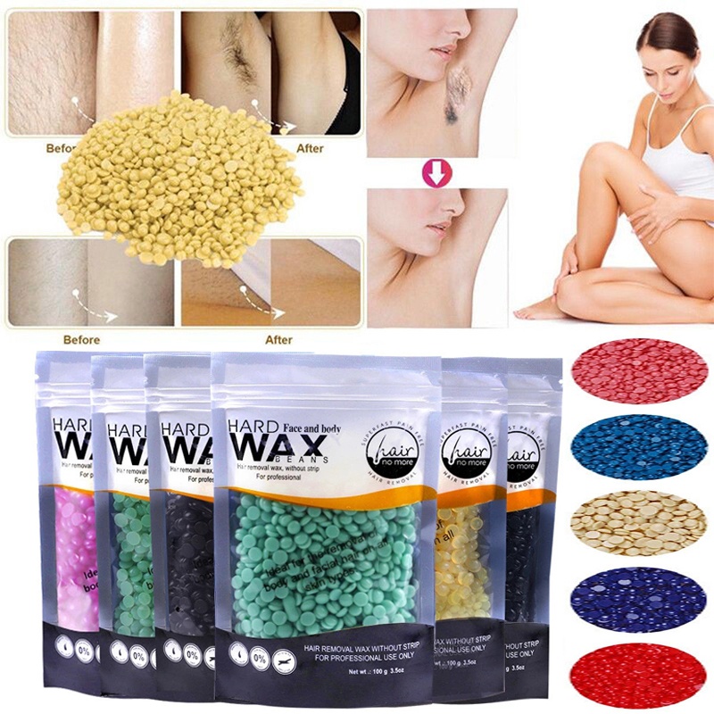 1 Gói Hạt Sáp Tẩy Lông Vùng Bikini/Tay/Chân/Đùi/Tay Cho Nam Nữ