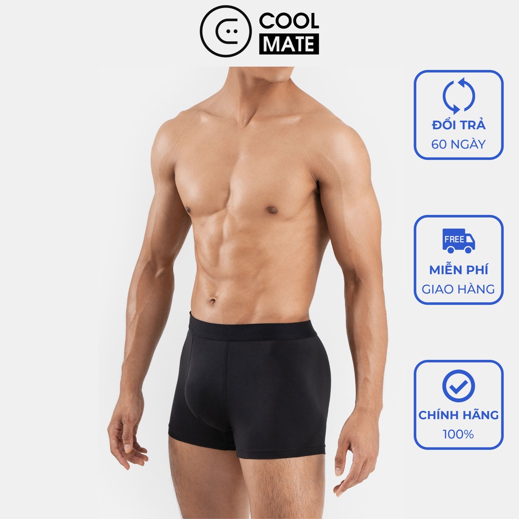 Combo 02 quần lót nam Trunk Microfiber Excool thoáng khí thương hiệu Coolmate