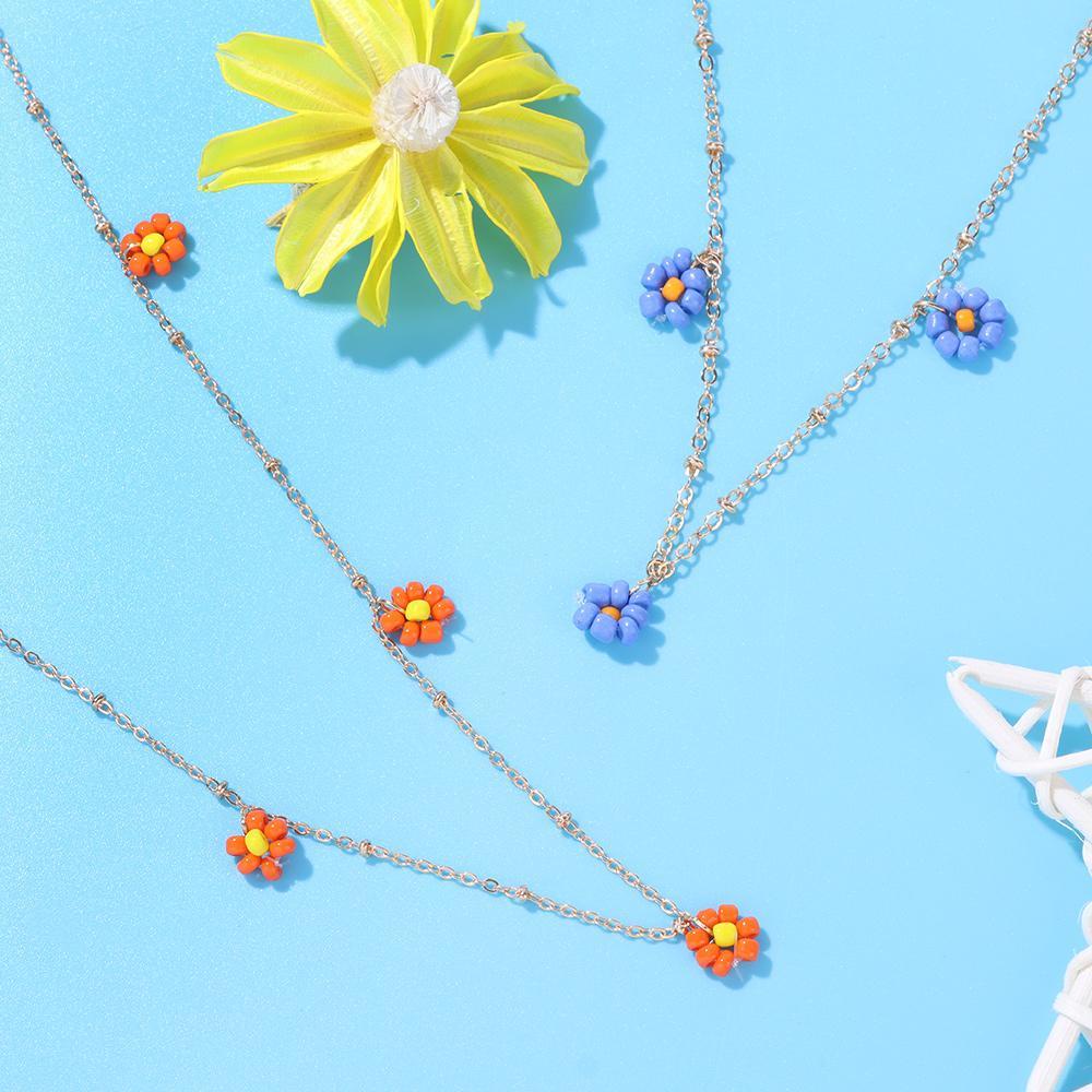 Dây Đeo Hông Dạng Chuỗi Hạt Bằng Kim Loại Nhiều Màu Đơn Giản Cho Nữ