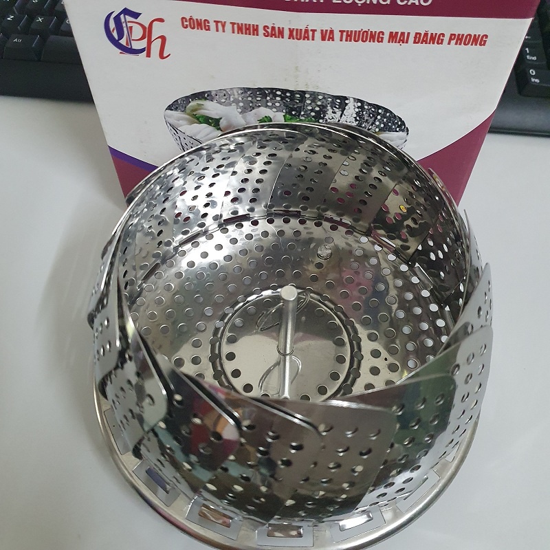 Vỉ Xửng Hấp Xòe Inox Đồ Xôi Hấp Bánh Cách Thủy Gấp Gọn Hàng Việt nam