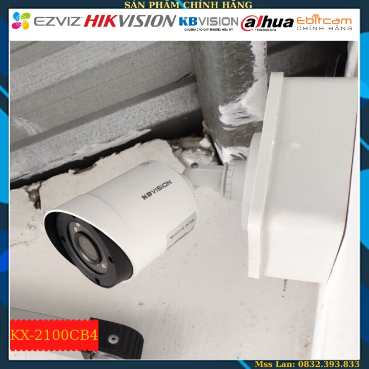 Camera Ngoài Trời HD Analog 4in1 KBVision 2.0MP KX-2100CB4 - Hồng Ngoại 20m