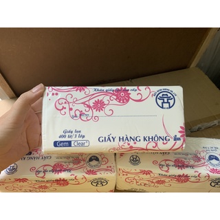 Giấy lụa hàng không (Giấy rút) 300 tờ / 3 lớp