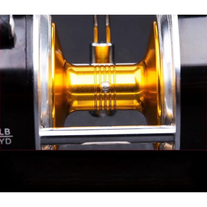 Máy Câu Ngang Tay Trái AQ Máy Câu Cá Biển Kim Loại Cao Cấp