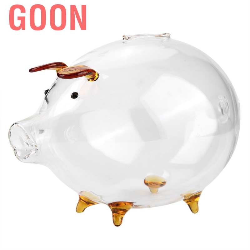 GOON Ống Heo Tiết Kiệm Thủy Tinh Cho Bé