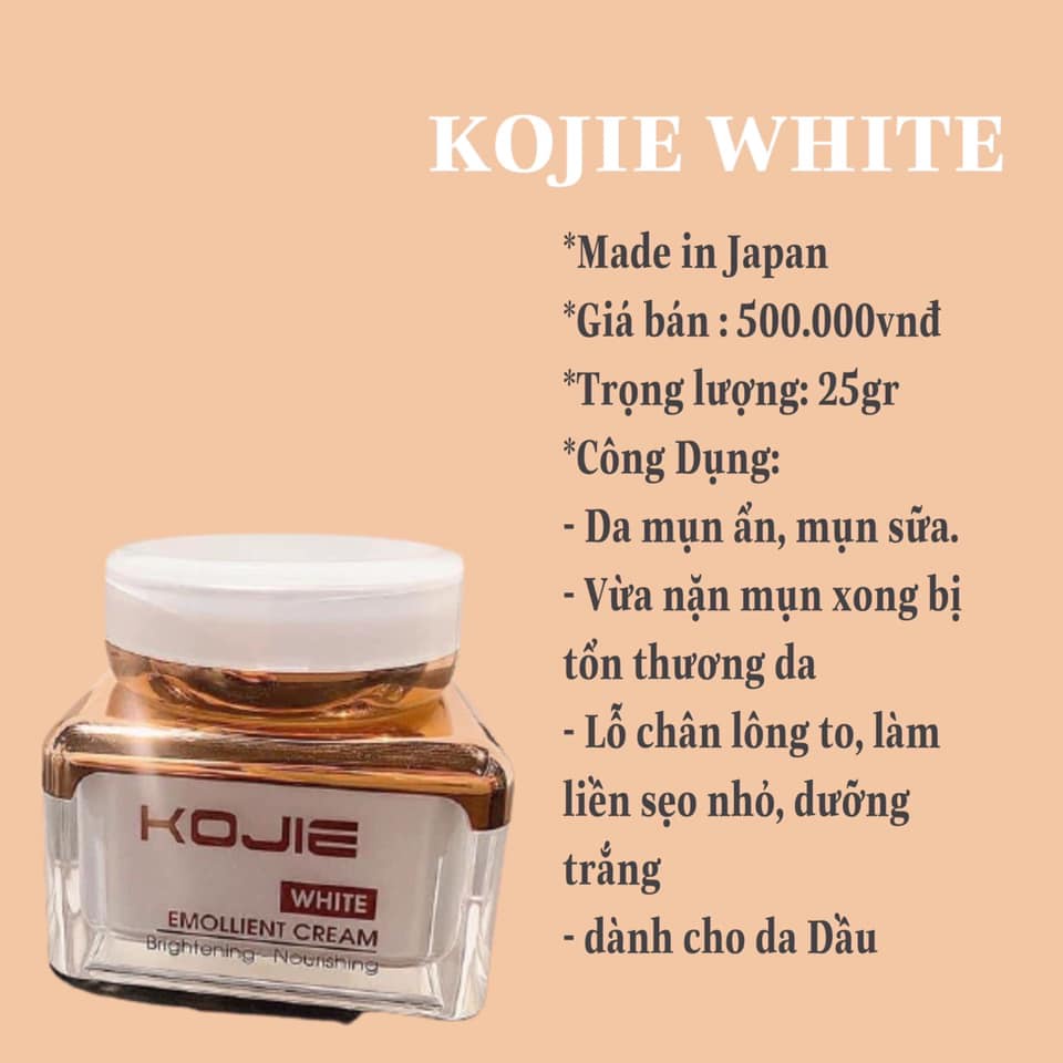 Kem dưỡng kojie