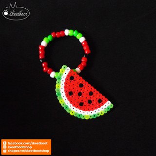Vòng kandi perler dưa hấu - phụ kiện rave edm festival raver kandi perler DJ