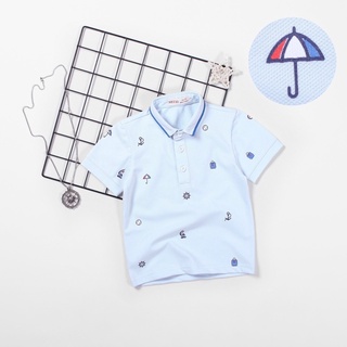 Áo polo bé trai,in hoạ tiết, size đại.