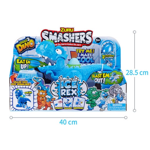 Mô Hình Khủng Long 3 Dino Smashers 5 + ICE Age Rex Kỷ Jura
