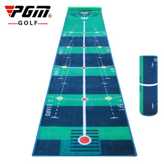 Thảm tập putting golf tại nhà PGM TL018: tấm chắn bóng, nỉ nhung mềm mại, đế TPE chống trượt.