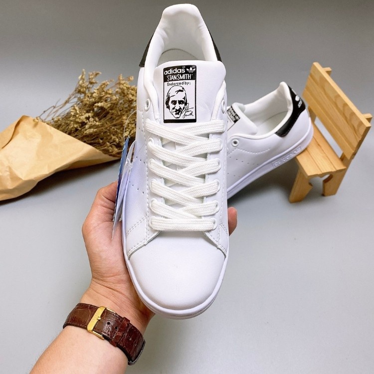 Giày Thể Thao nam nữ stan smith trắng gót đen thời trang,giày học sinh, hotboy 86