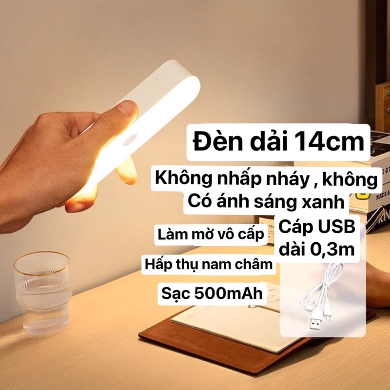 {Decor phòng} Đèn led cảm ứng tích điện , 1200mAh có thể dán ở mọi vị trí trong nhà
