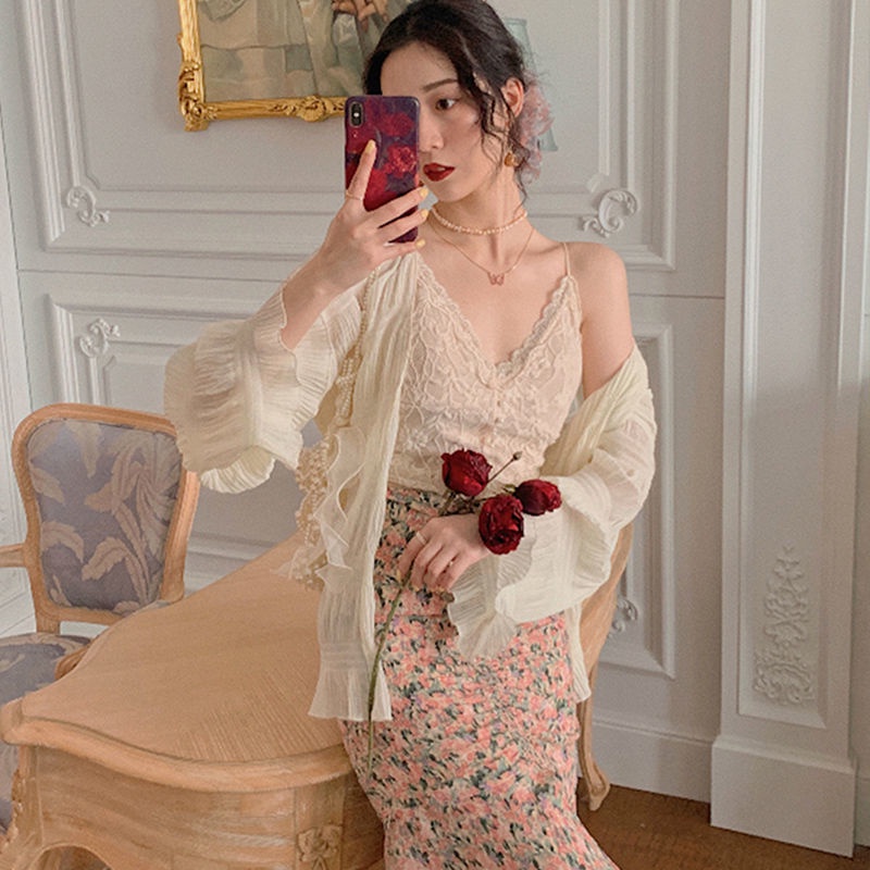 Áo Khoác cardigan Tay Dài Dáng Rộng Chống Nắng Thời Trang Mùa Hè Cho Nữ