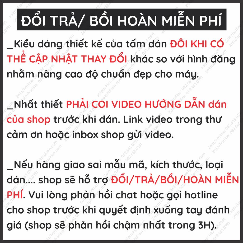 Dán PPF cho  iphone x/ xs/ xs max màn hình, mặt lưng, full viền