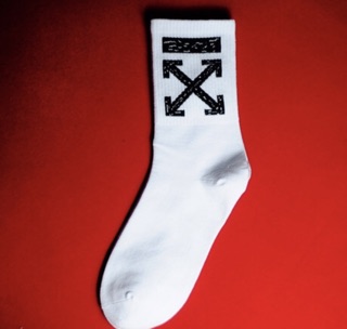 Tất offwhite unisex