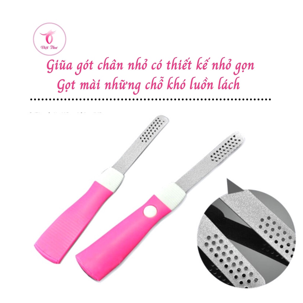 Dụng cụ chà gót chân tẩy tế bào chết hiệu quả chăm sóc bàn chân trắng hồng Việt Thư