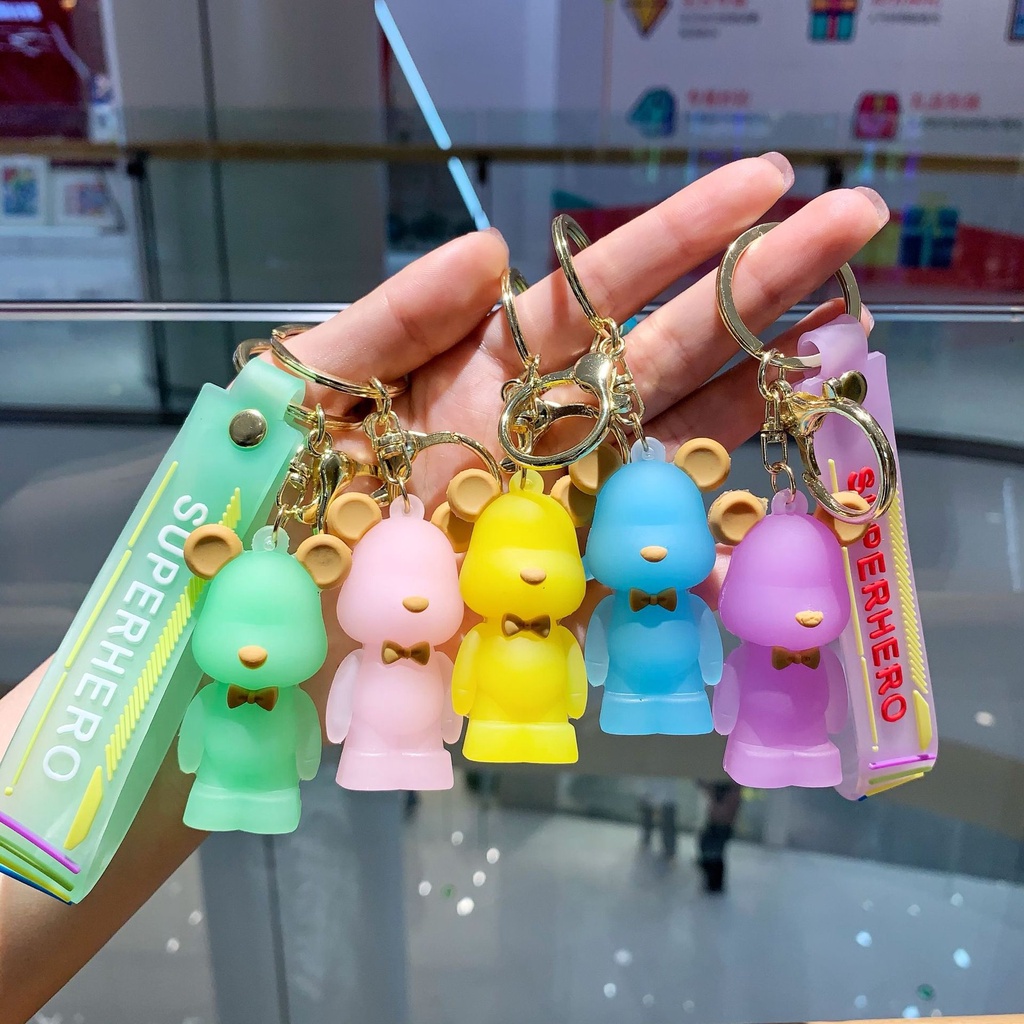 Móc Khóa Hoạt Hình Bearbrick Gloomy