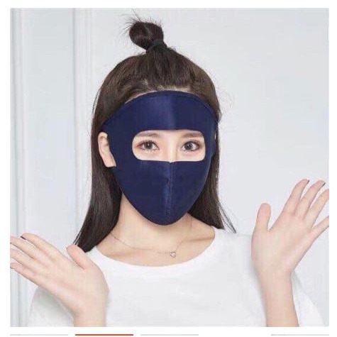 Khẩu trang ninja che kín mặt loại 1 có viền may cẩn thận | BigBuy360 - bigbuy360.vn