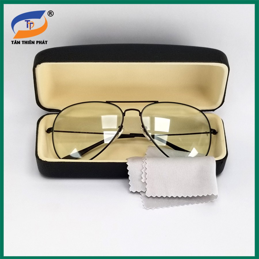 Mắt kính mát nam tròng thuỷ tinh cường lực đổi màu RBTT, đi ngày và đêm - Gọng tròn phi công chống nắng, chống tia UV | BigBuy360 - bigbuy360.vn