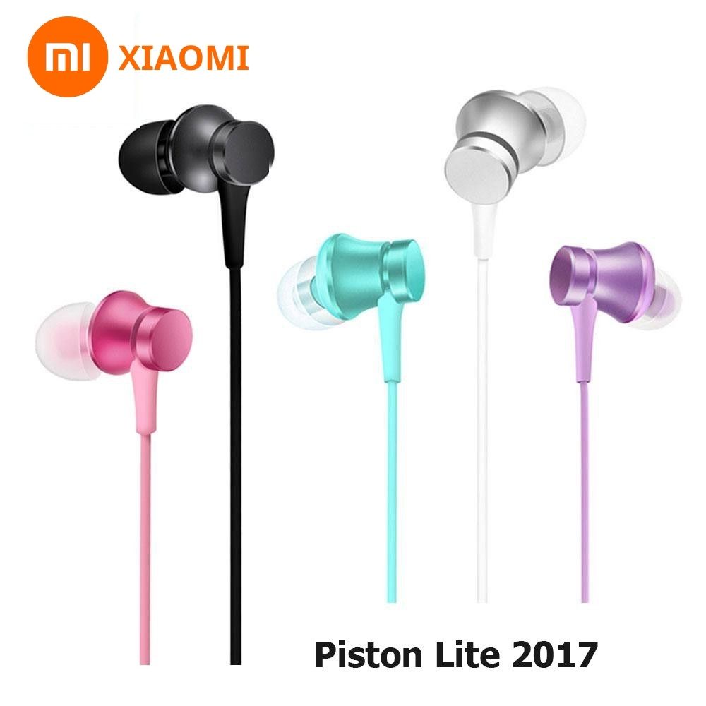 Tai nghe Xiaomi Piston Lite 2017 jack 3.5mm có mic vỏ nhôm nguyên khối - Hàng Chính Hãng